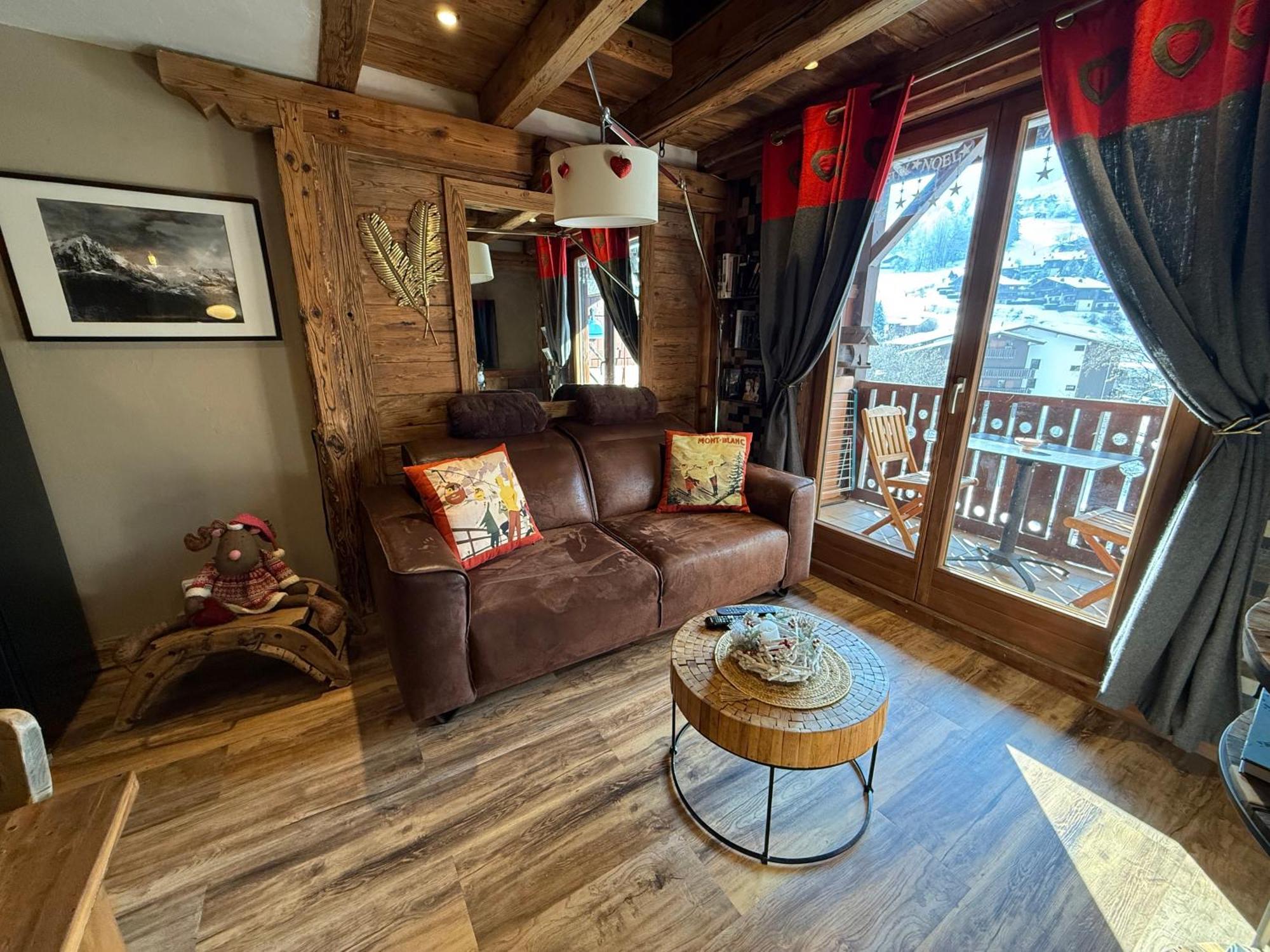 Ferienwohnung Le Coup De Coeur Les Houches Exterior foto