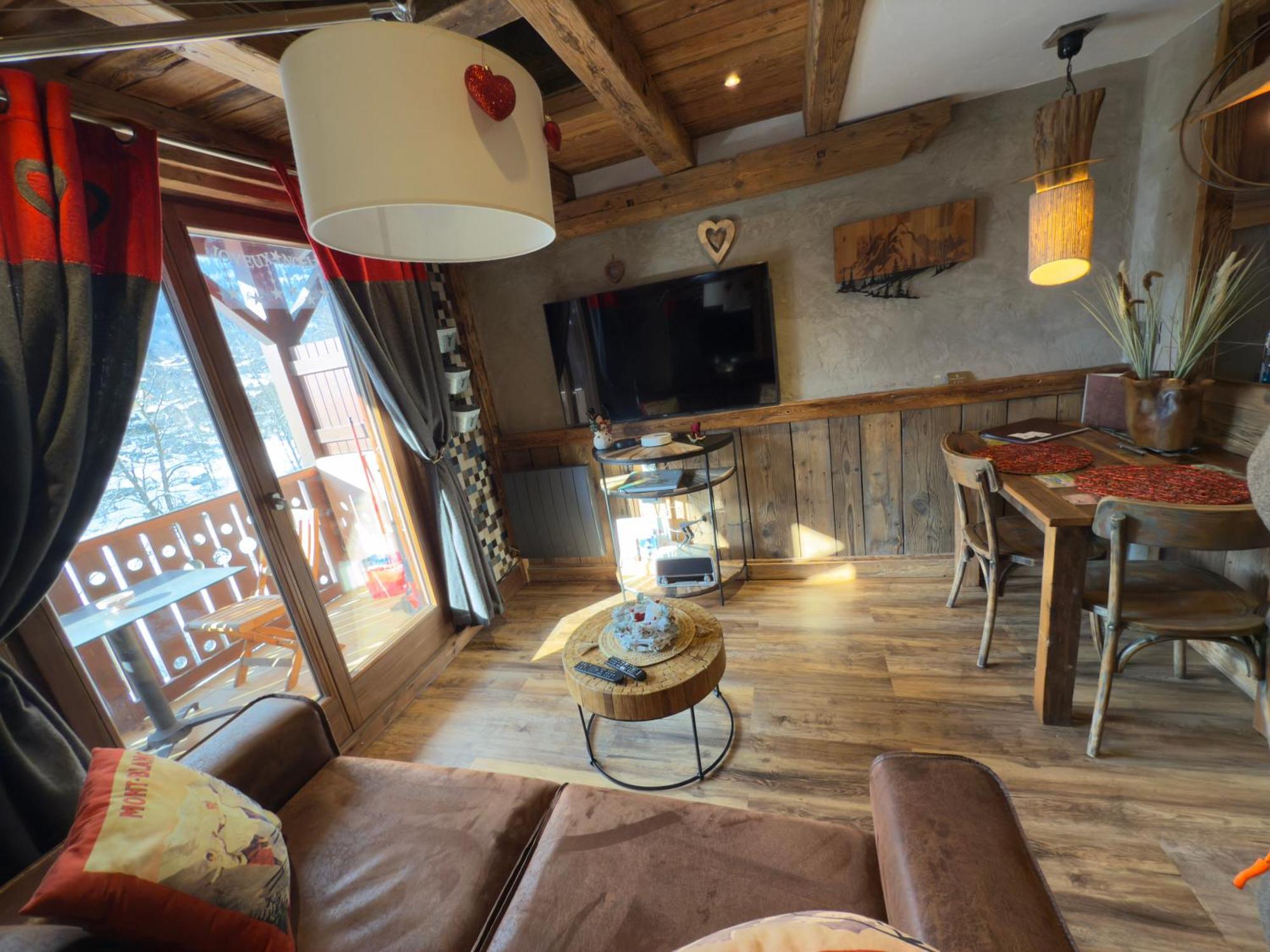 Ferienwohnung Le Coup De Coeur Les Houches Exterior foto