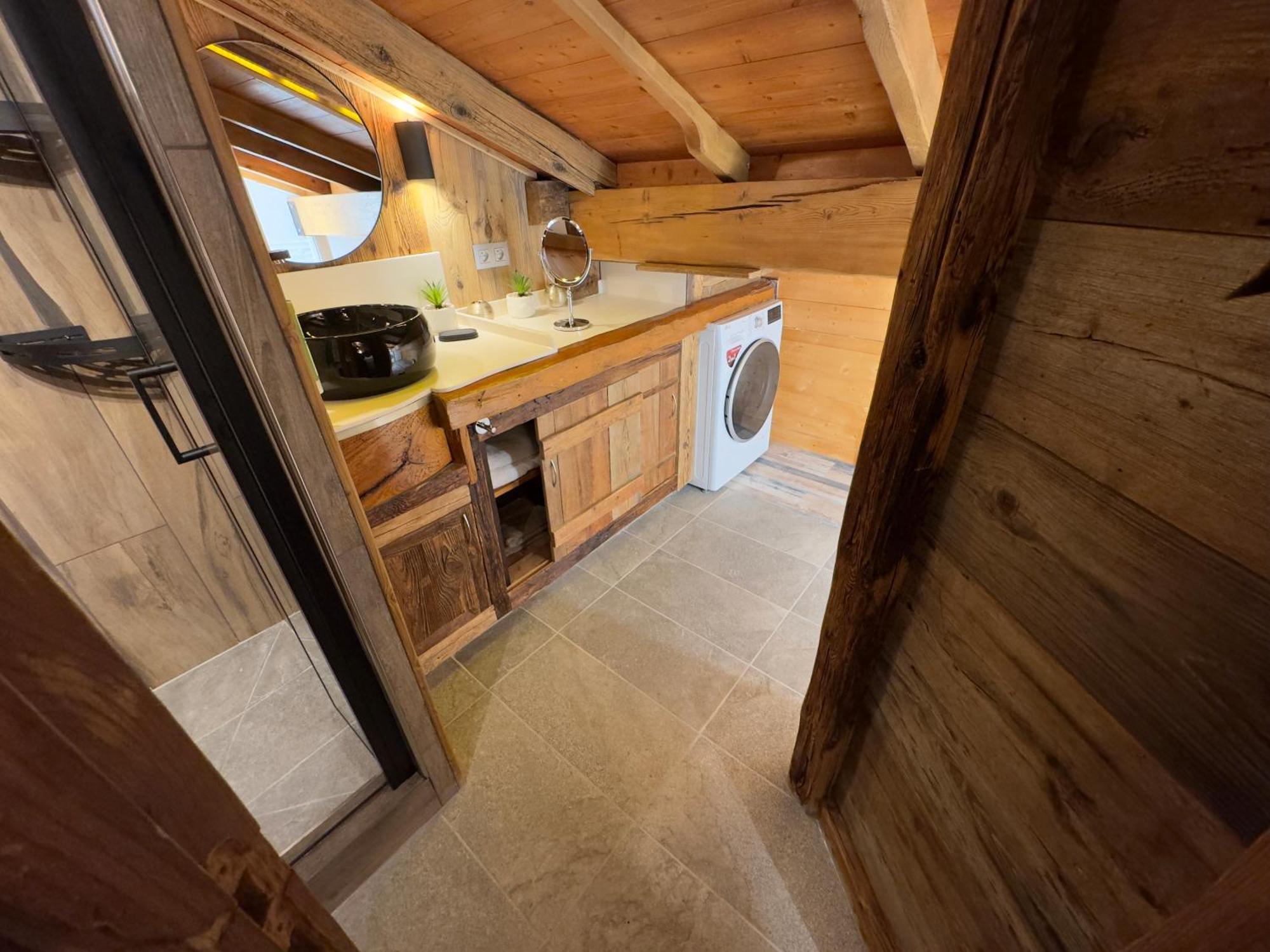 Ferienwohnung Le Coup De Coeur Les Houches Exterior foto